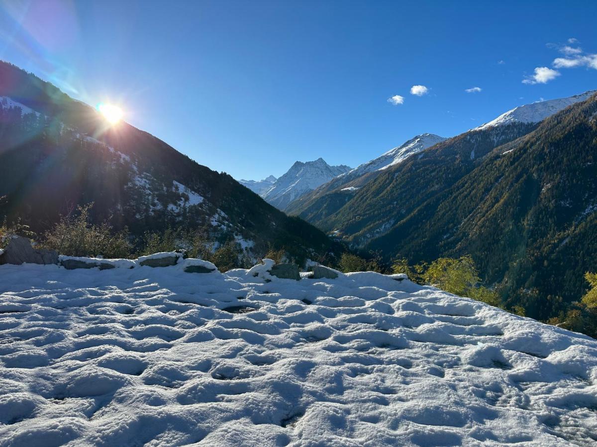 Chalet Edelweiss A Saint-Martin, Val D'Herens Esterno foto